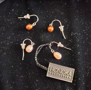Honora dangling pearl earrings